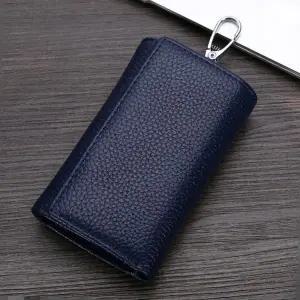자동차키홀더지갑 스마트 키홀더 지갑(네이비) 자동차가죽키홀더