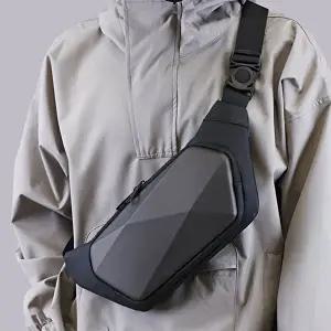 남성 캐주얼가방 스크래치방지 트랜디 시크한 슬링백 (KYR-WDEFFB3)