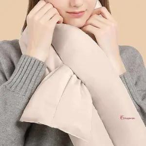 패딩 머플러 크리스마스 선물 코튼다운 답례품 목도리 판촉물uvw500