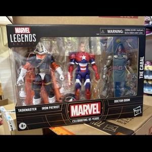 마블 레전드 85 주년 닥터 둠 다리미 패트리어트 작업 마스터 애니메이션 액션 피규어 어린이 장난감 생일