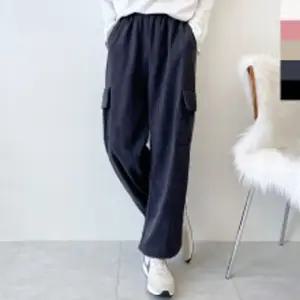 GPA CM189M 남자 골덴 카고 와이드 스트링 팬츠