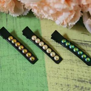 우주행성 작은 집게핀 머리핀 헤어핀