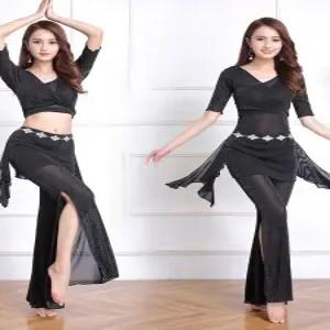 스포츠 댄스복 라인댄스복 여성 라틴 줌바웨어 재즈 하의 의상 바지