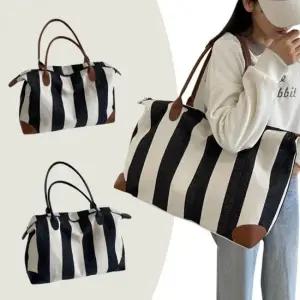 보스턴백 스트라이프 가방 보스턴 레디백 여행용 캐리어 캐리어보조가방 보스턴백