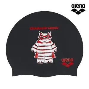 [아레나수영복] 트윕시크릿 실리콘수모 A6AC1AC80BLK