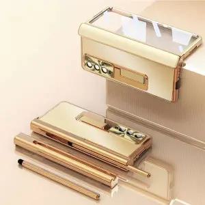 유니블링 갤럭시 z폴드 4 5 액정 보호 펜 슬롯 풀 세트 케이스