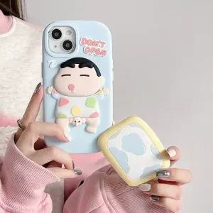유니블링 아이폰 14 13 12 장난꾸러기 아기 이불 커버 케이스
