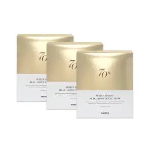 매스티나 마스크팩 화이트 매스틱 리얼 앰플 겔 마스크 3박스