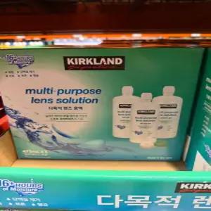 커클랜드 시그니처 다목적 렌즈 관리용액 473ml 3개