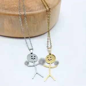 이지컨사인  킹받는 졸라맨 목걸이 우정 웃긴 선물