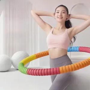 두꺼운 훌라후프 실내 운동 3근