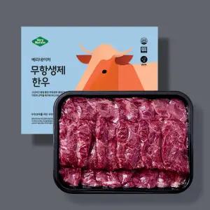 [베리네이처]무항생제 치마살 구이용 1등급 유아식 아기 한우 250g