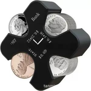 미국동전지갑 여행동전클립 돼지 보관 저금통 쇼핑