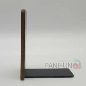 월넛 원목북엔드 스퀘어형 홀더 책상꽂이 칸막이 지지대 장책정리함 보관함 정리대 독서용품 진열대 정리장