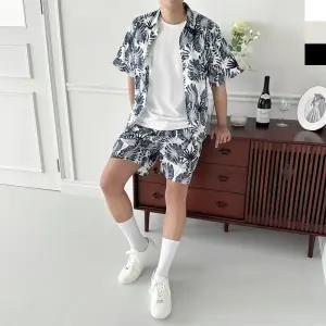 0KWW 1003 남자 여름 바캉스 해변룩 비치웨어 반팔 남방