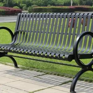 펜션 벤치 야외 테라스 카페 주물 등받이 원목 긴의자 정원 공원용 파크