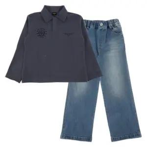 [갤러리아] (블루테일)블루 카라 티셔츠 블루 포켓 데님 세트(AAA1PT01BU/1TS05BU)