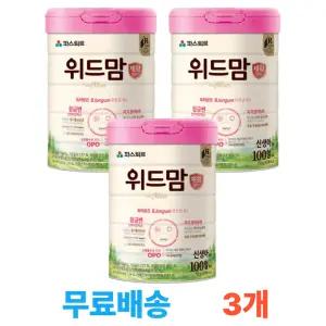 파스퇴르 위드맘 제왕 신생아부터 100일까지 750g, 3캔
