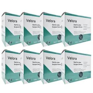 온메디칼 벨로라 6.5 수술용 라텍스 장갑 1박스 50매 8개