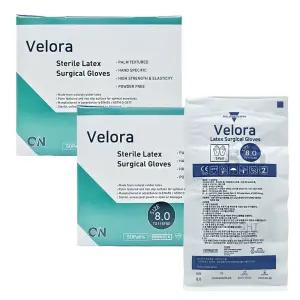 온메디칼 벨로라 8.0 수술용 라텍스 장갑 1박스 50매 2개