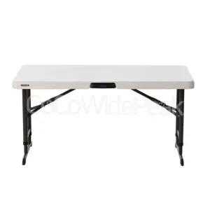 코스트코 라이프타임 접이식테이블 야외 캠핑 테이블 높이조절 화이트 122 x 61cm 2개 세트