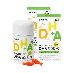 [바이오메라] 키즈 DHA 오메가3 2종세트 (90캡슐x2)