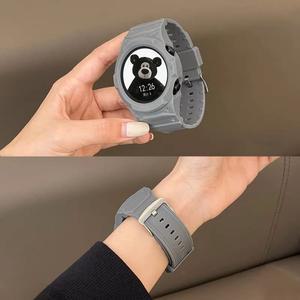 삼성 갤럭시 워치 7/6/5/4 40MM 44MM용 새 실리콘 스트랩+PC 케이스, 스포츠 키트 루프 팔찌용 밴드 스마트워치 모드