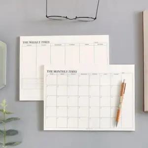 월간스케줄표 먼슬리 위클리 스케줄표 투두 체크 리스트 계획표