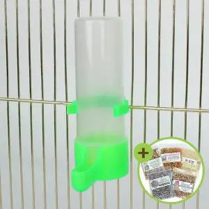 [하프클럽/올펫몰]버솔 대롱물병 소 앵무새 자동 급수기 급식기 D002-4