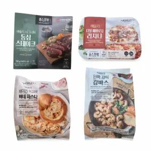 애슐리 투움바빠네 홈파티 세트(빠네파스타+감바스+라자냐+등심스테이크)