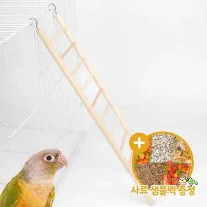 [하프클럽/올펫몰]11스텝 사다리 앵무새 코뉴어 장난감 나무 토이 03785