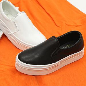 여성용 고급 가죽소재 세련된 슬립온 앙쥬