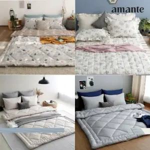 차렵이불+요커버+베개커버세트 바닥요세트 토퍼 요세트 S Q