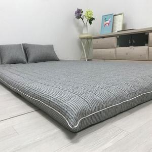 두꺼운 요매트 차렵이불 베개커버 세트 알레르기케어 이불 바닥에 까는 손님용 토퍼 바닥 보료