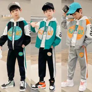 [삐삐네옷가게] 봄 가을 남아 주니어 소울3종 후드집업 초등학생 트레이닝 상하세트