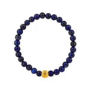 [한국금다이아몬드] 순금 볼 팔찌 24K 여자 금팔찌 라피스 수리부엉이 1g