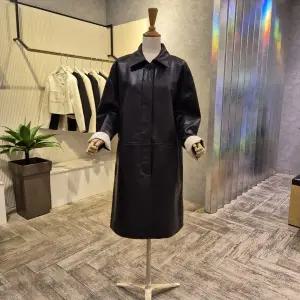 [대구백화점] [ab.f.z]페이크 레더 롱 카라 재킷(AOZ5FFL1G)