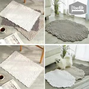 몽트 인도면 손누비 목화솜  워싱 발매트2장 바이조희선