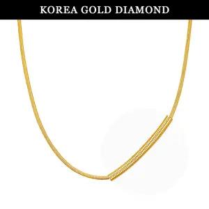 [한국금다이아몬드] 순금 목걸이 24K 금목걸이 스네이크 11.25g