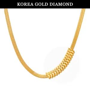 [한국금다이아몬드] 순금 목걸이 24k 금 여자 뉴맵시 체인 18.75g
