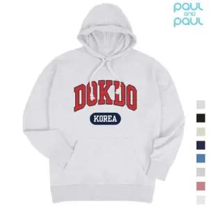 독도 레터링 오버핏 남여공용 후드티