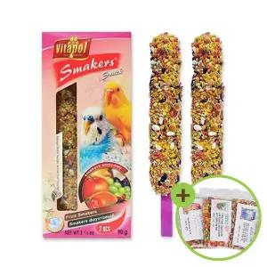 [하프클럽/올펫몰]비타폴 모둠과일 영양바 2개입 앵무새간식 비타민모이