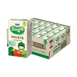 요미요미주스 사과포도케일 125ml, 24입, 1개