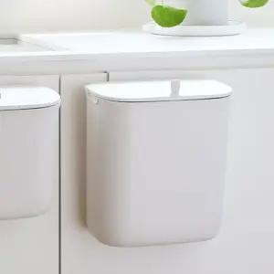 한샘 플랫 사각 음식물쓰레기통 9L 걸이 휴지통 주방