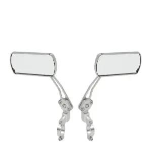 자전거 와이드 백미러 좌우세트 12.5X5CM 각도조절 빽미러 평면거울