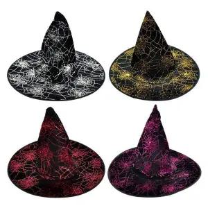 [하프클럽/]할로윈 마녀모자 파티장식 고급거미마녀모자