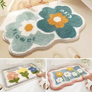 극세사 부드러운 발매트 미끄럼방지 욕실 주방 다용도