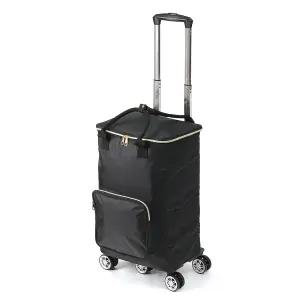 굳캐리 보온보냉 접이식 쇼핑카트(35L) (블랙)