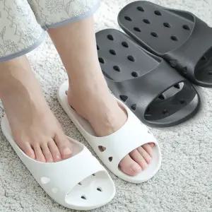 파쿠젠 EVA 발등낮은 미끄럼방지 욕실화 화장실 슬리퍼 실내화