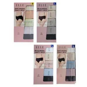 엘르 여성 소프트 모달 팬티 5매 언더웨어 노라인 코스트코 색상랜덤